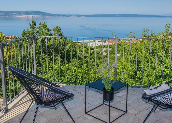 Vincent With Beautiful Sea View Terrace Апартаменты Кленовица